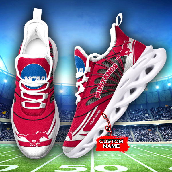 SMU Mustangs NCAA Max Soul Shoes Sneakers For Men And Women