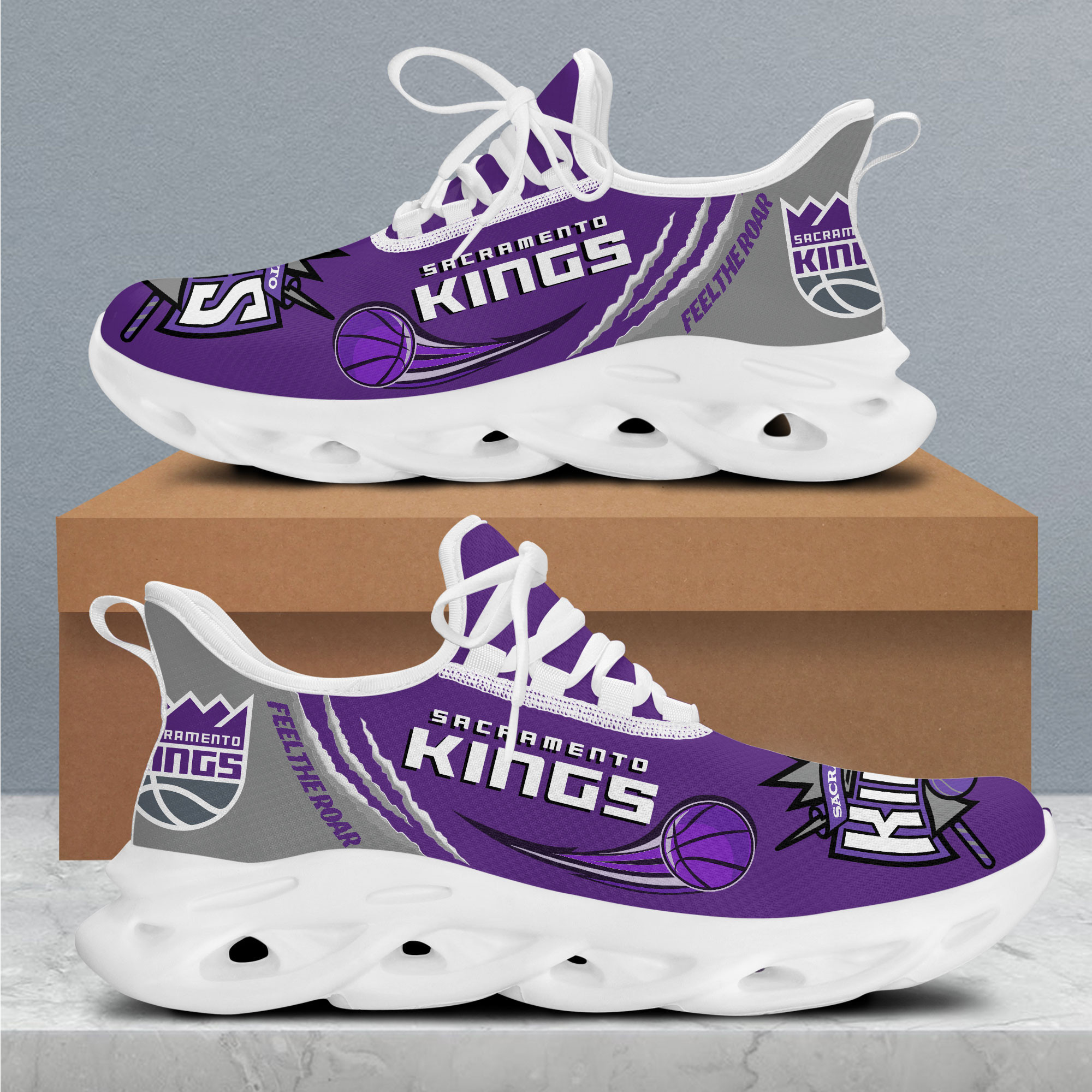Sacramento Kings Max Soul Shoes Sneakers For Men And Women