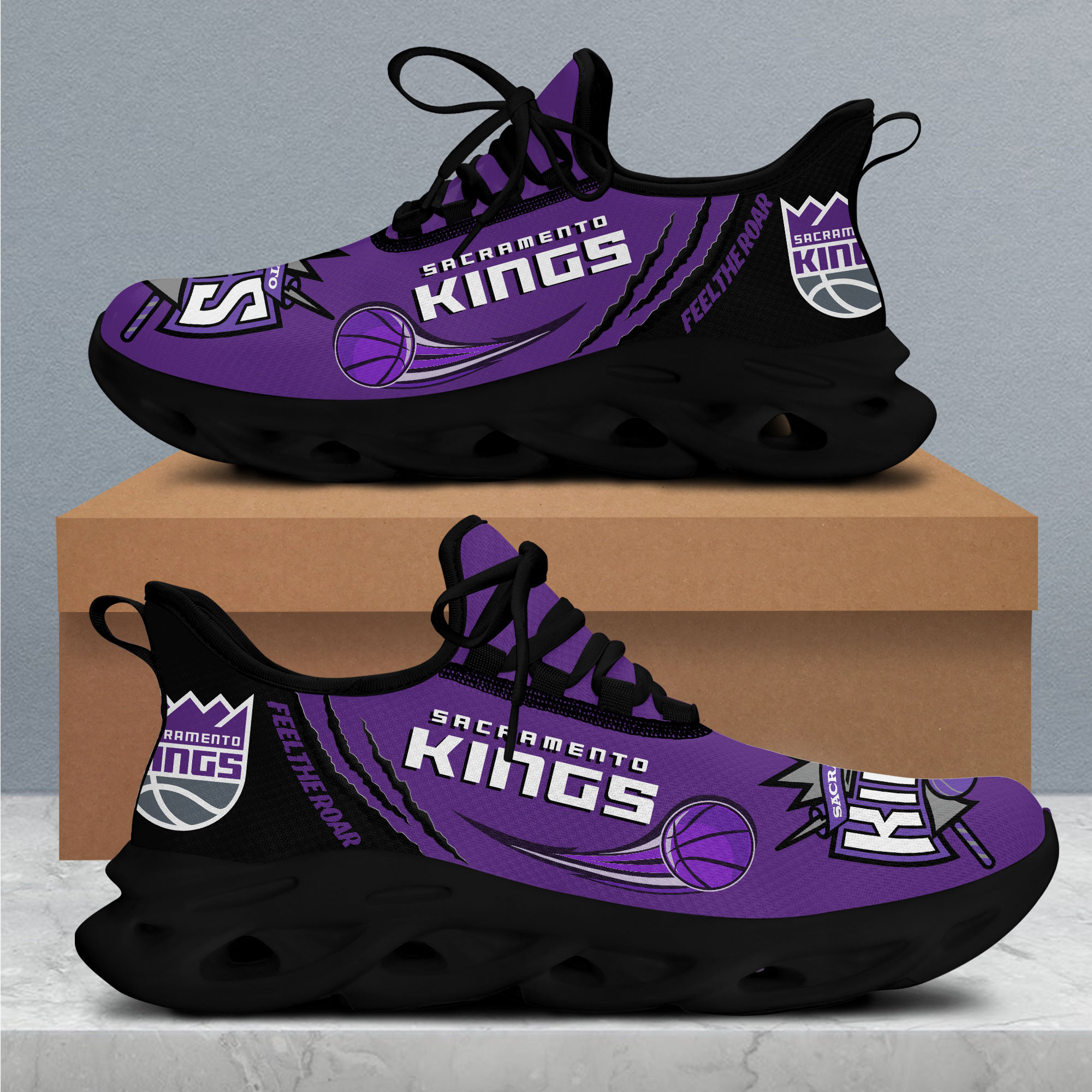 Sacramento Kings Max Soul Shoes Sneakers For Men And Women