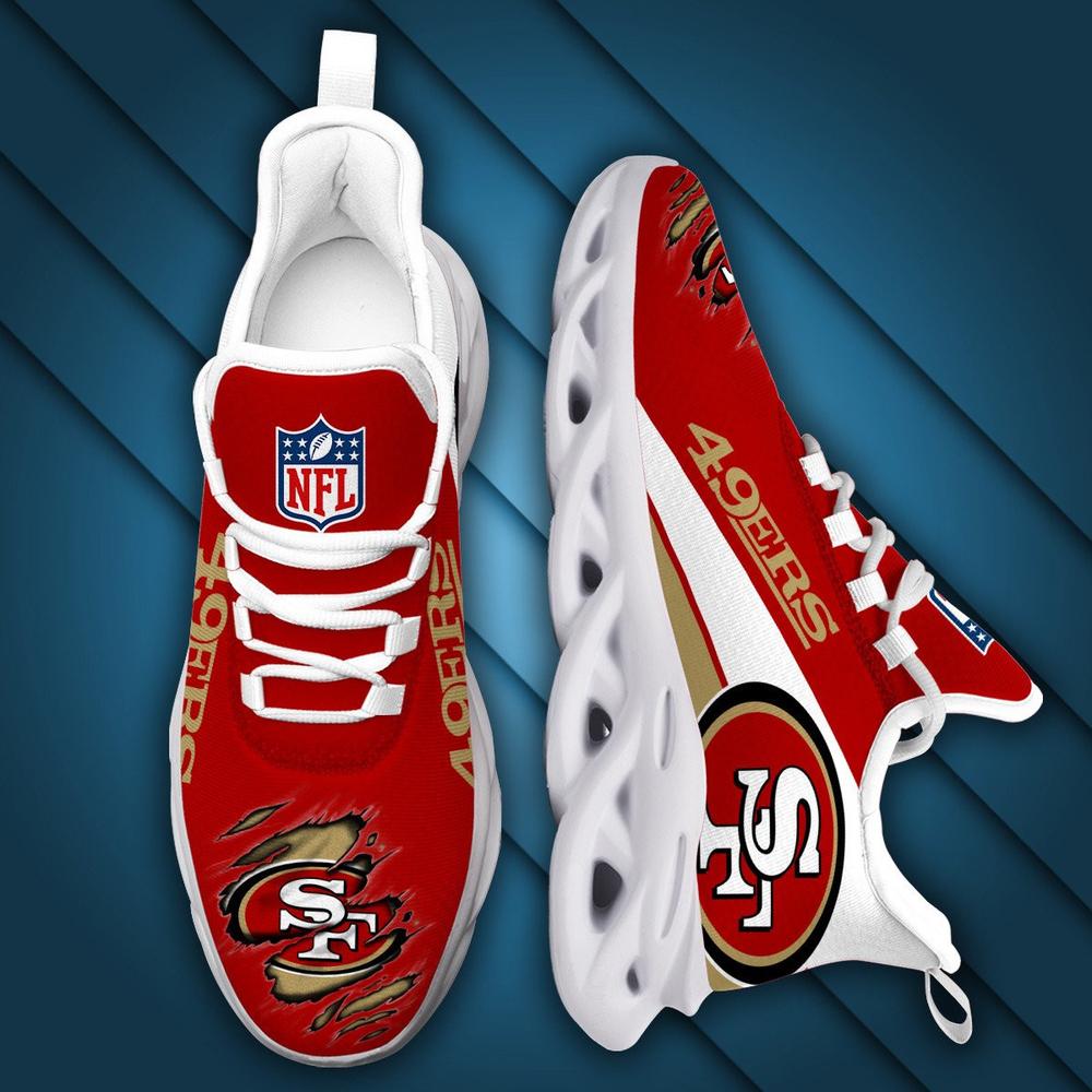 San Francisco 49ers Max Soul Shoes Sneakers For Men And Women Devynglensnow