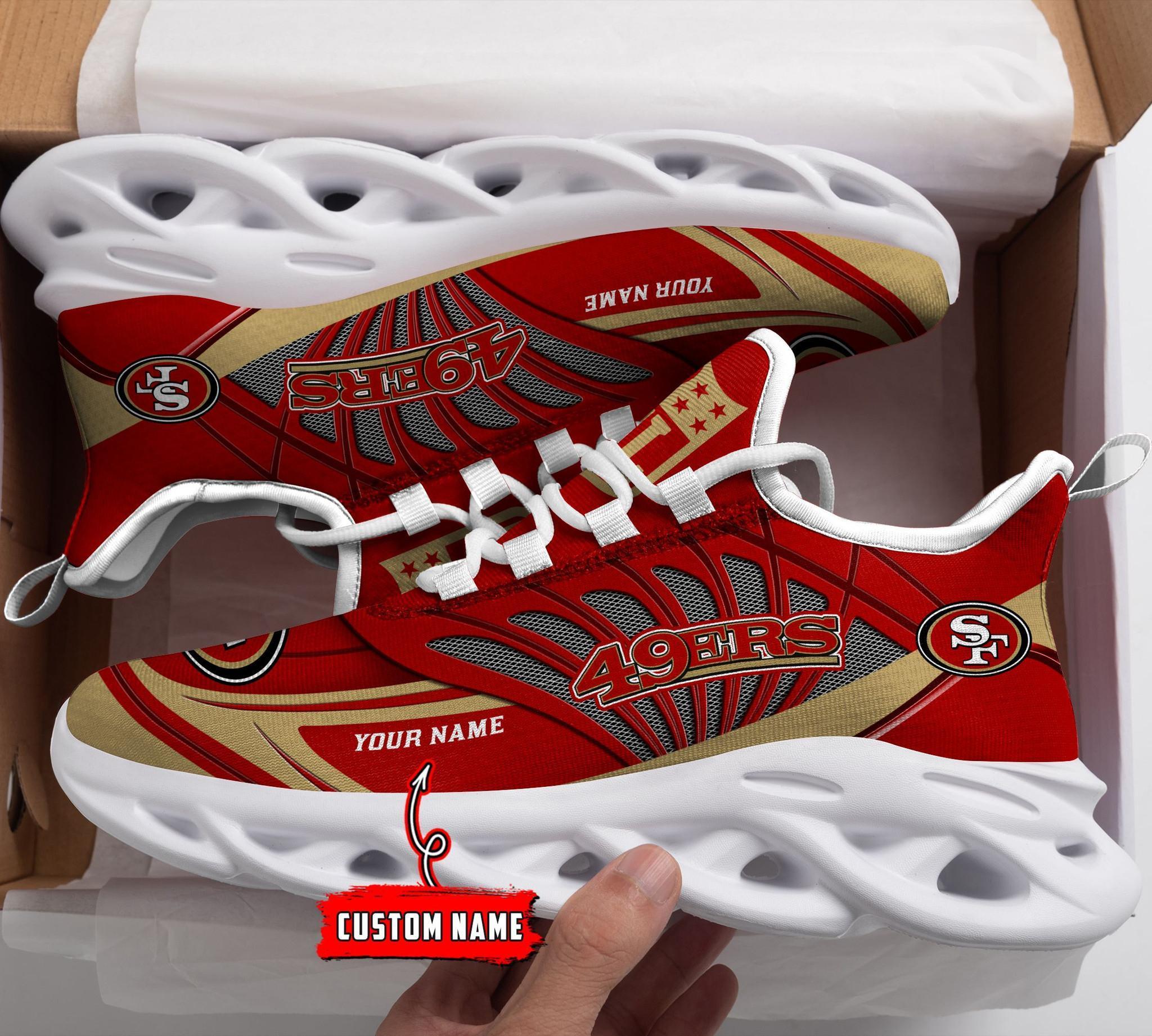 San Francisco 49ers Max Soul Shoes Sneakers For Men And Women