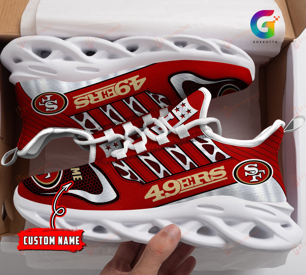 San Francisco 49ers Max Soul Shoes Sneakers For Men And Women