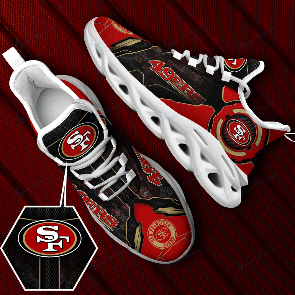 San Francisco 49ers Max Soul Shoes Sneakers For Men And Women