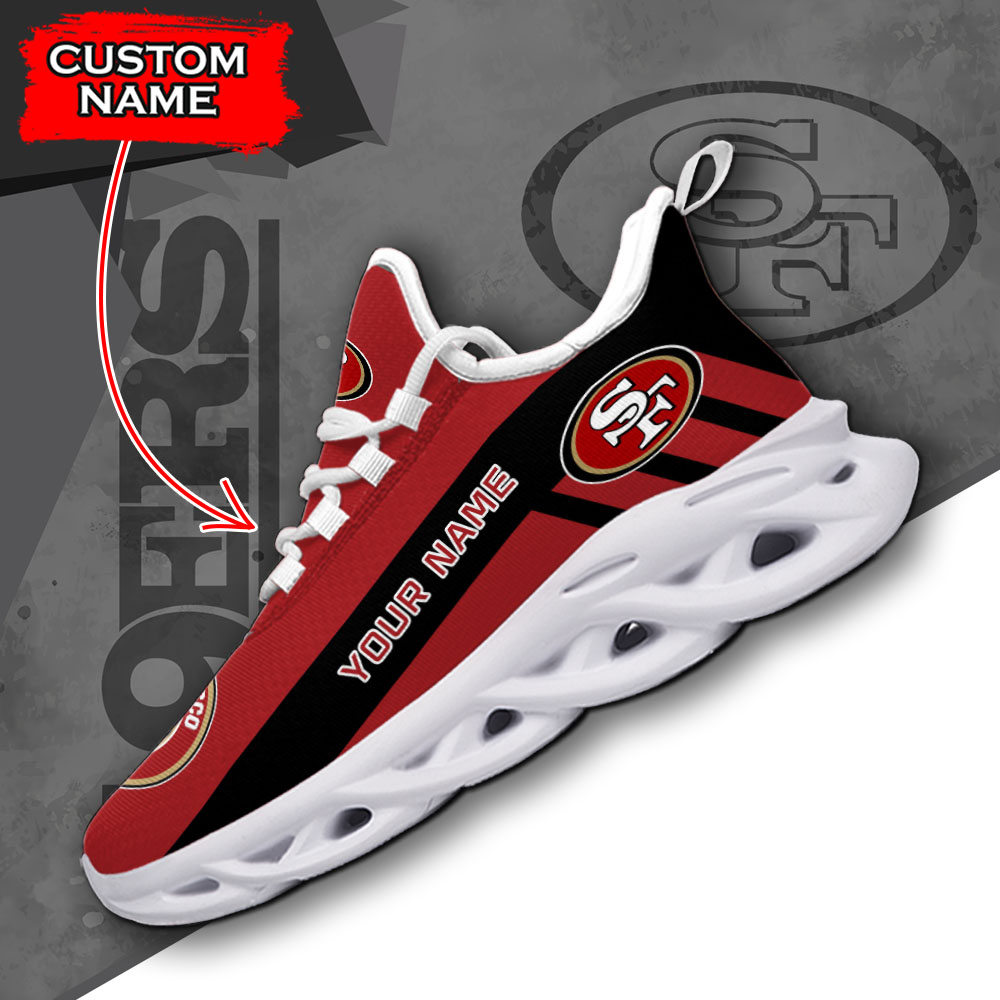 San Francisco 49ers NFL Max Soul Shoes Sneakers For Men And Women