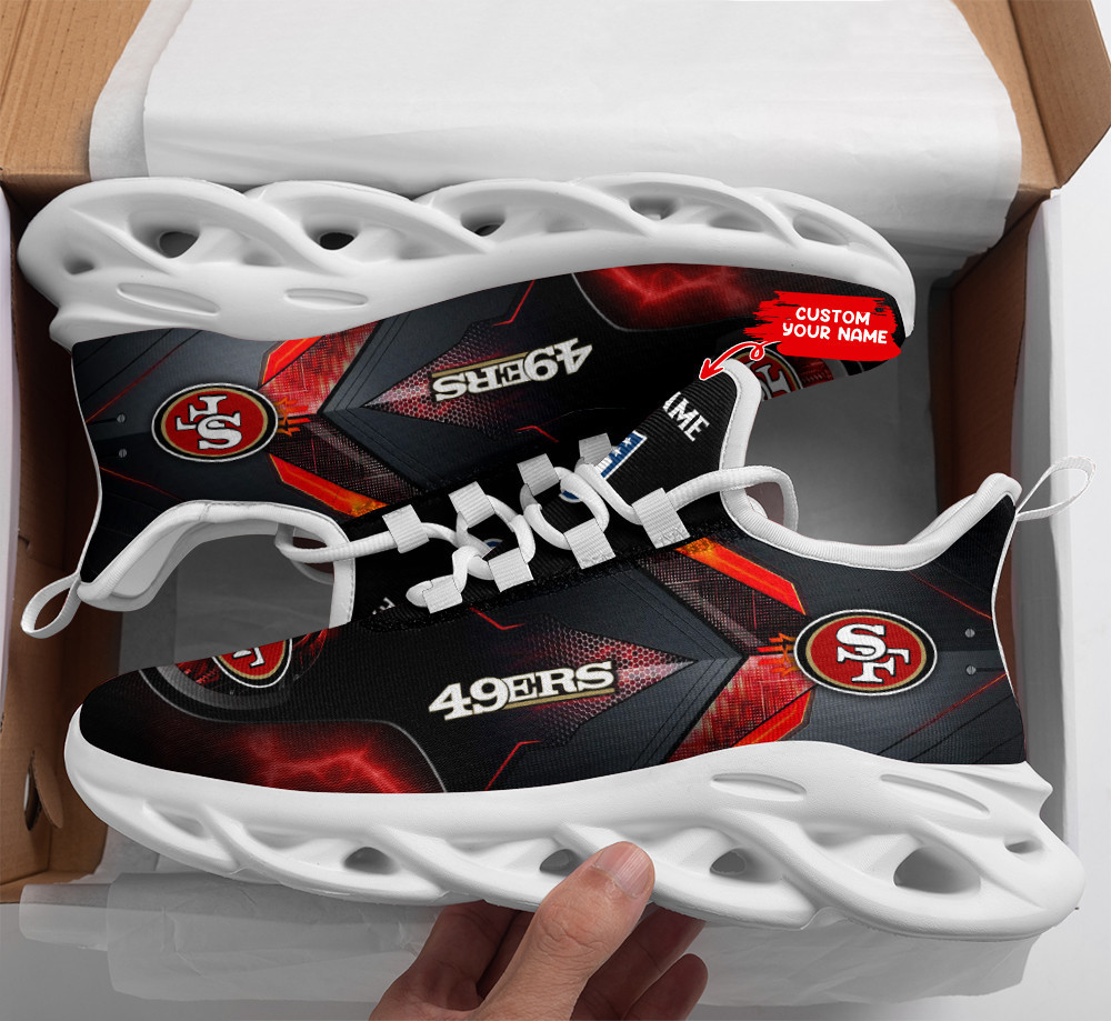 San Francisco 49ers NFL Max Soul Shoes Sneakers For Men And Women