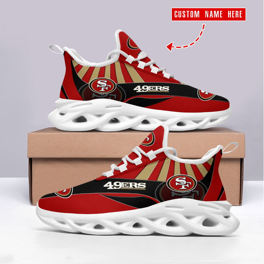 San Francisco 49ers NFL Max Soul Shoes Sneakers For Men And Women