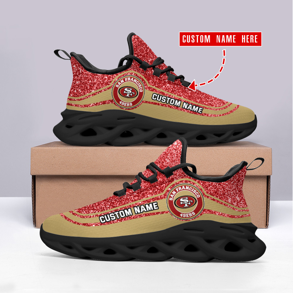 San Francisco 49ers NFL Max Soul Shoes Sneakers For Men And Women