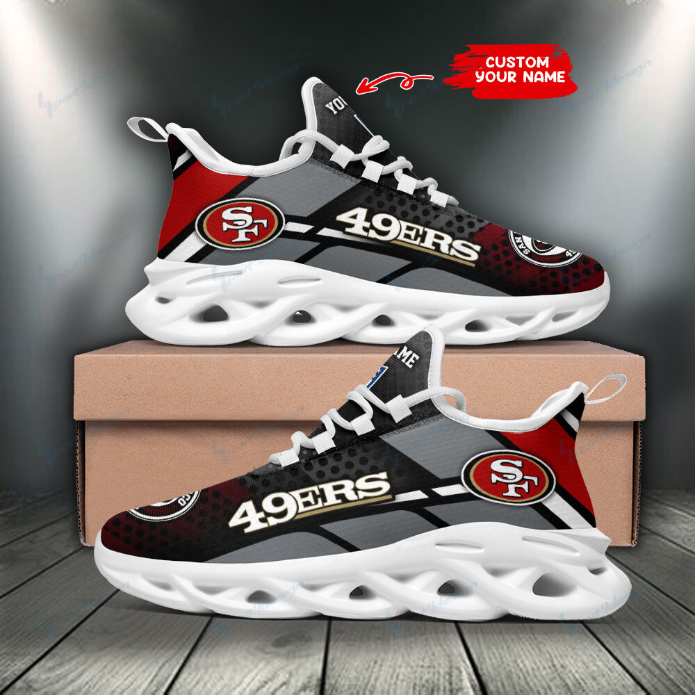 San Francisco 49ers NFL Max Soul Shoes Sneakers For Men And Women