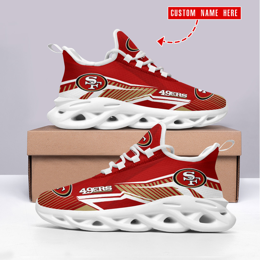 San Francisco 49ers NFL Max Soul Shoes Sneakers For Men And Women