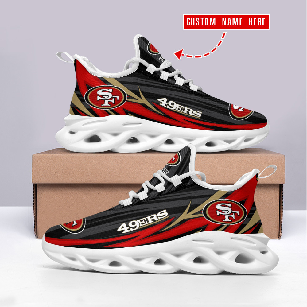San Francisco 49ers NFL Max Soul Shoes Sneakers For Men And Women