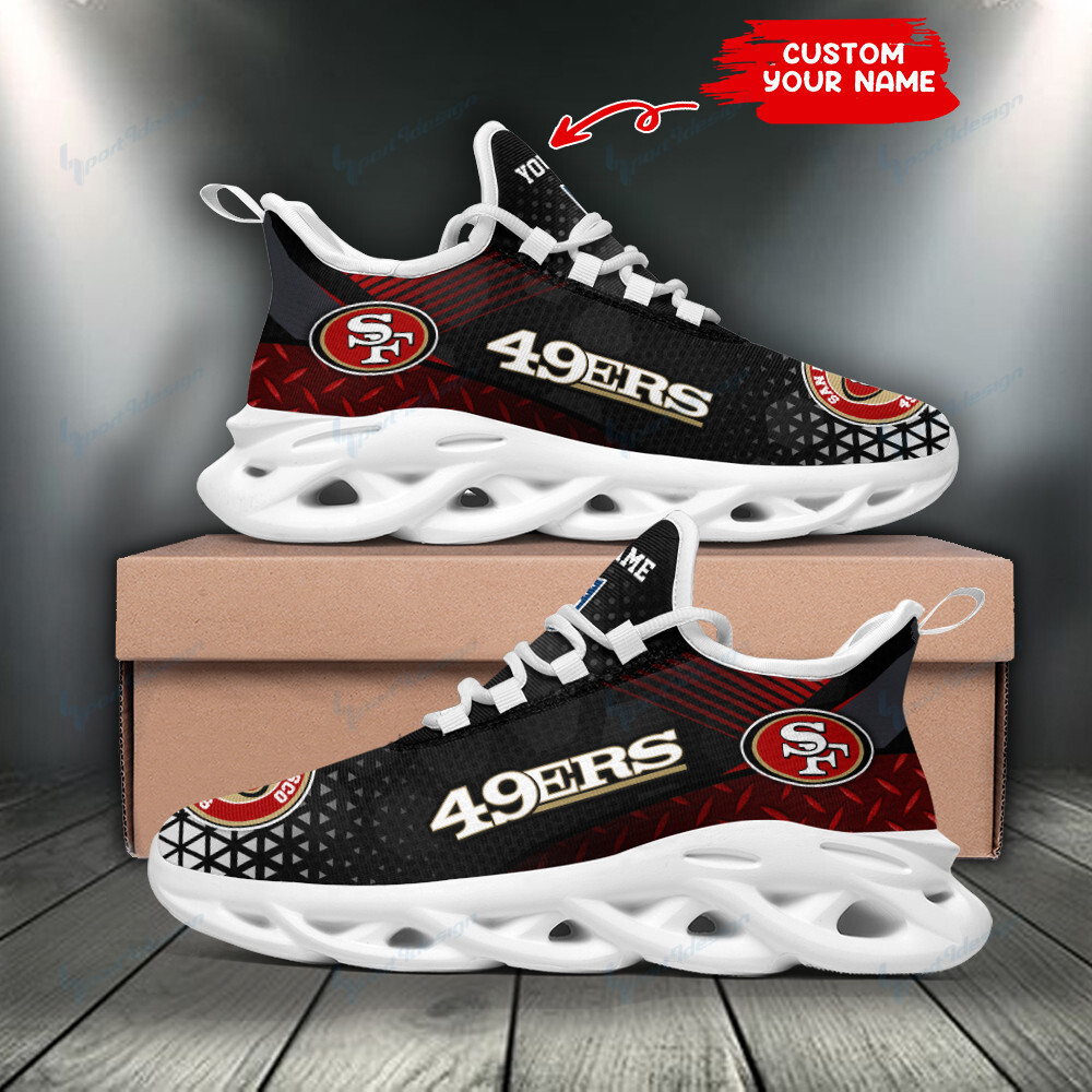 San Francisco 49ers NFL Max Soul Shoes Sneakers For Men And Women