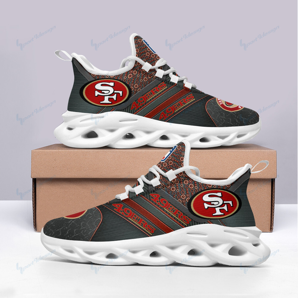 San Francisco 49ers NFL Max Soul Shoes Sneakers For Men And Women