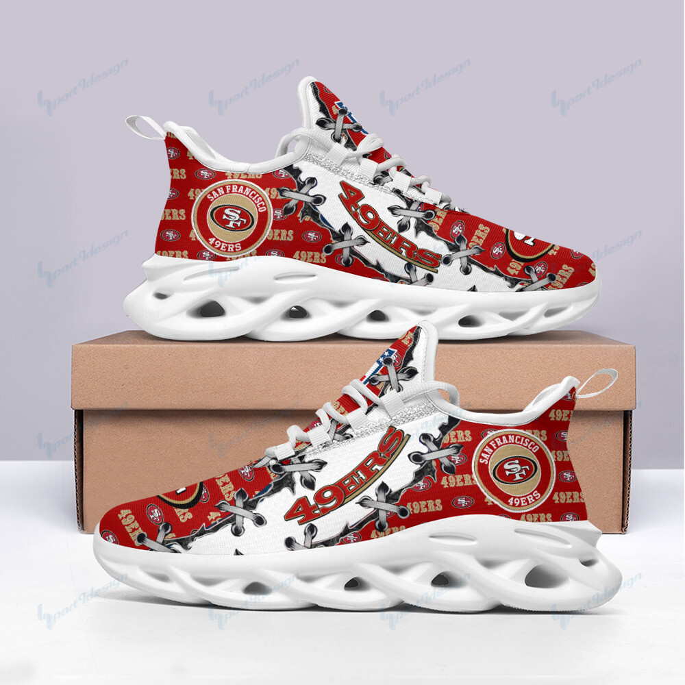 San Francisco 49ers NFL Max Soul Shoes Sneakers For Men And Women