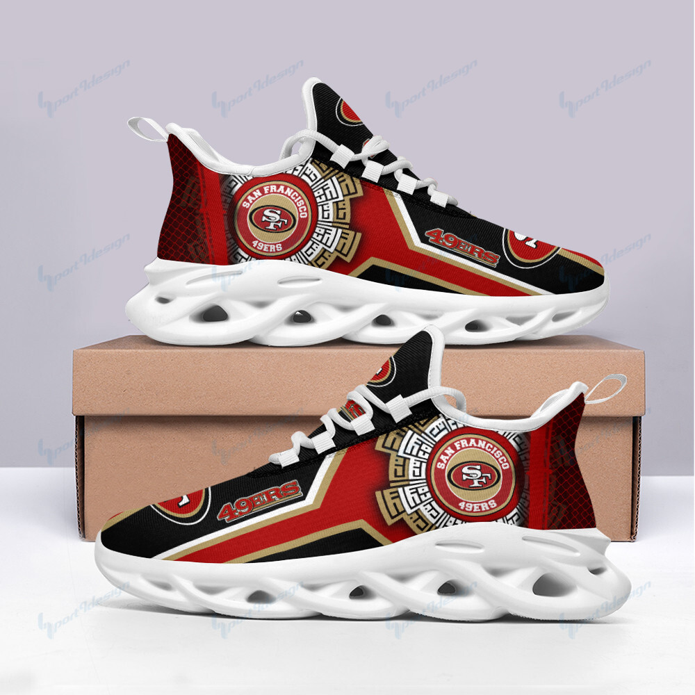 San Francisco 49ers NFL Max Soul Shoes Sneakers For Men And Women