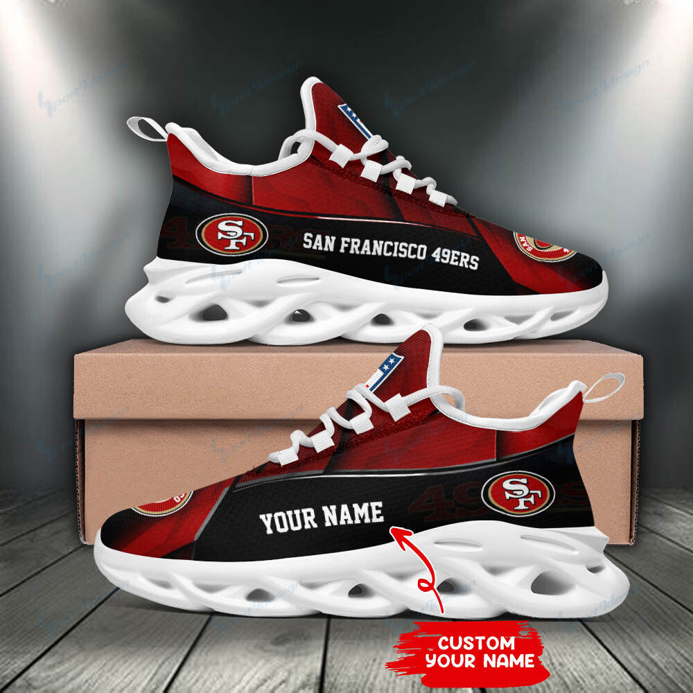 San Francisco 49ers NFL Max Soul Shoes Sneakers For Men And Women