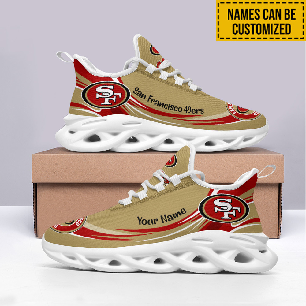 San Francisco 49ers NFL Max Soul Shoes Sneakers For Men And Women