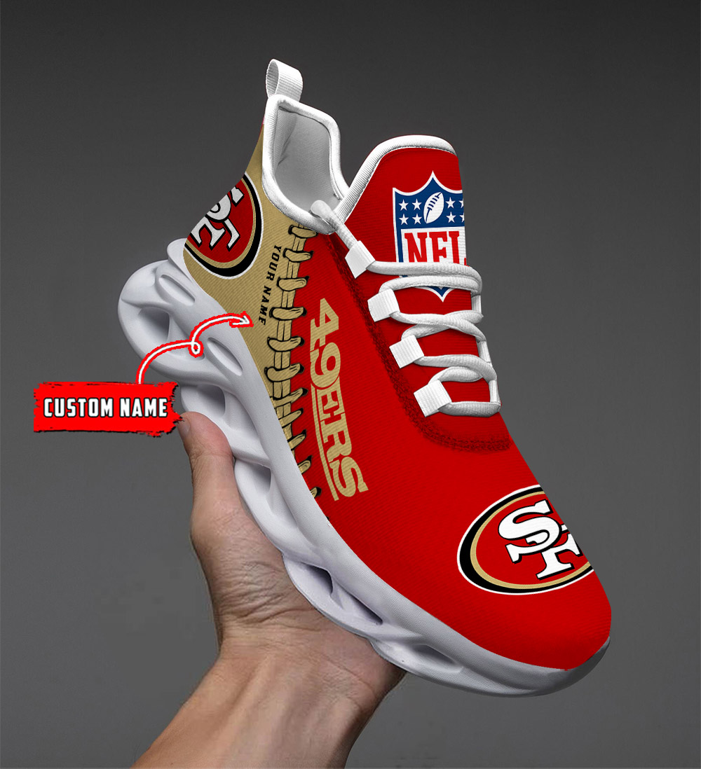 San Francisco 49ers NFL Max Soul Shoes Sneakers For Men And Women