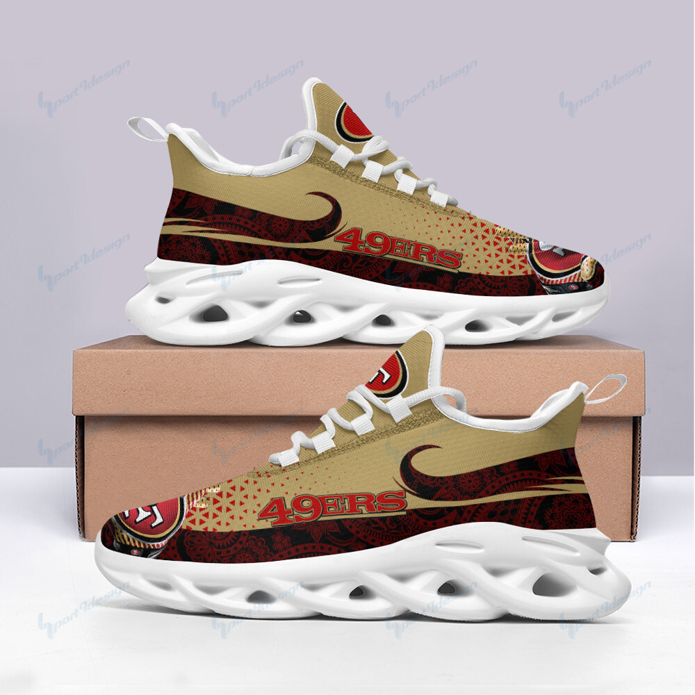 San Francisco 49ers NFL Max Soul Shoes Sneakers For Men And Women
