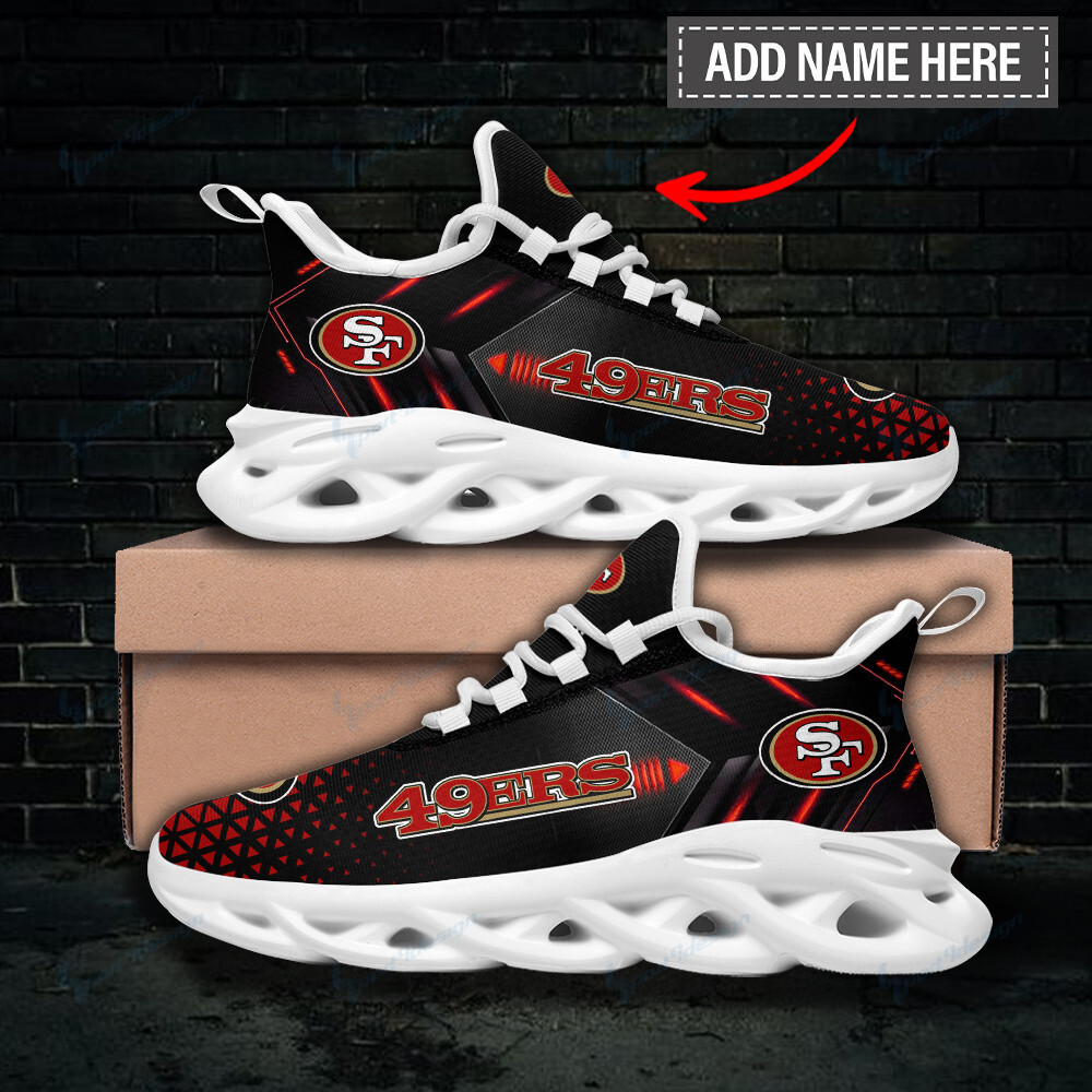 San Francisco 49ers NFL Max Soul Shoes Sneakers For Men And Women