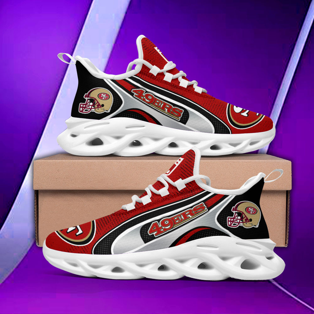 San Francisco 49ers NFL Max Soul Shoes Sneakers For Men And Women