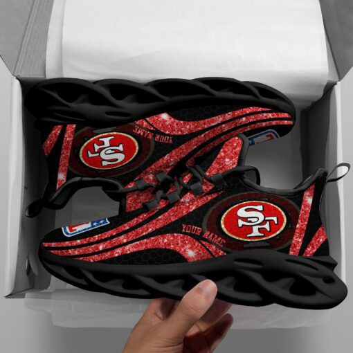 San Francisco 49ers NFL Max Soul Shoes Sneakers For Men And Women