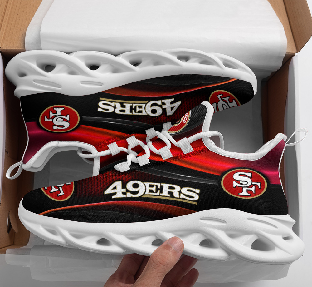 San Francisco 49ers NFL Max Soul Shoes Sneakers For Men And Women