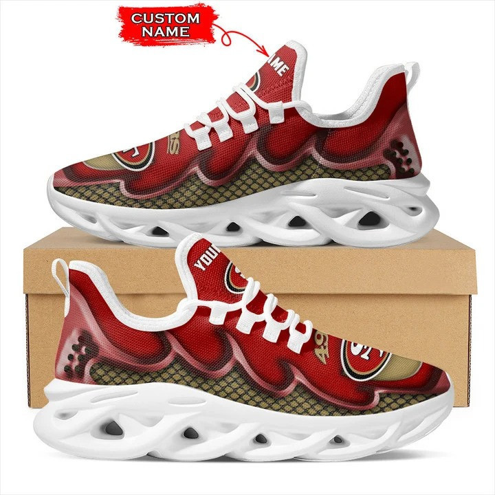 San Francisco 49ers NFL Max Soul Shoes Sneakers For Men And Women