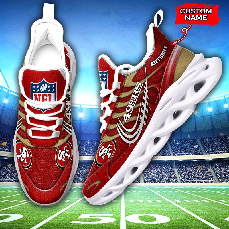 San Francisco 49ers NFL Max Soul Shoes Sneakers For Men And Women