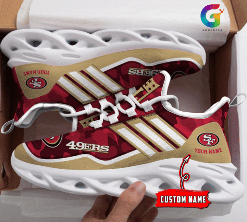 San Francisco 49ers NFL Max Soul Shoes Sneakers For Men And Women