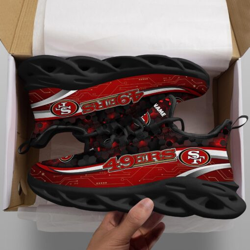 San Francisco 49ers NFL Max Soul Shoes Sneakers For Men And Women
