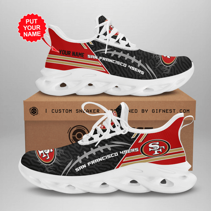 San Francisco 49ers NFL Max Soul Shoes Sneakers For Men And Women