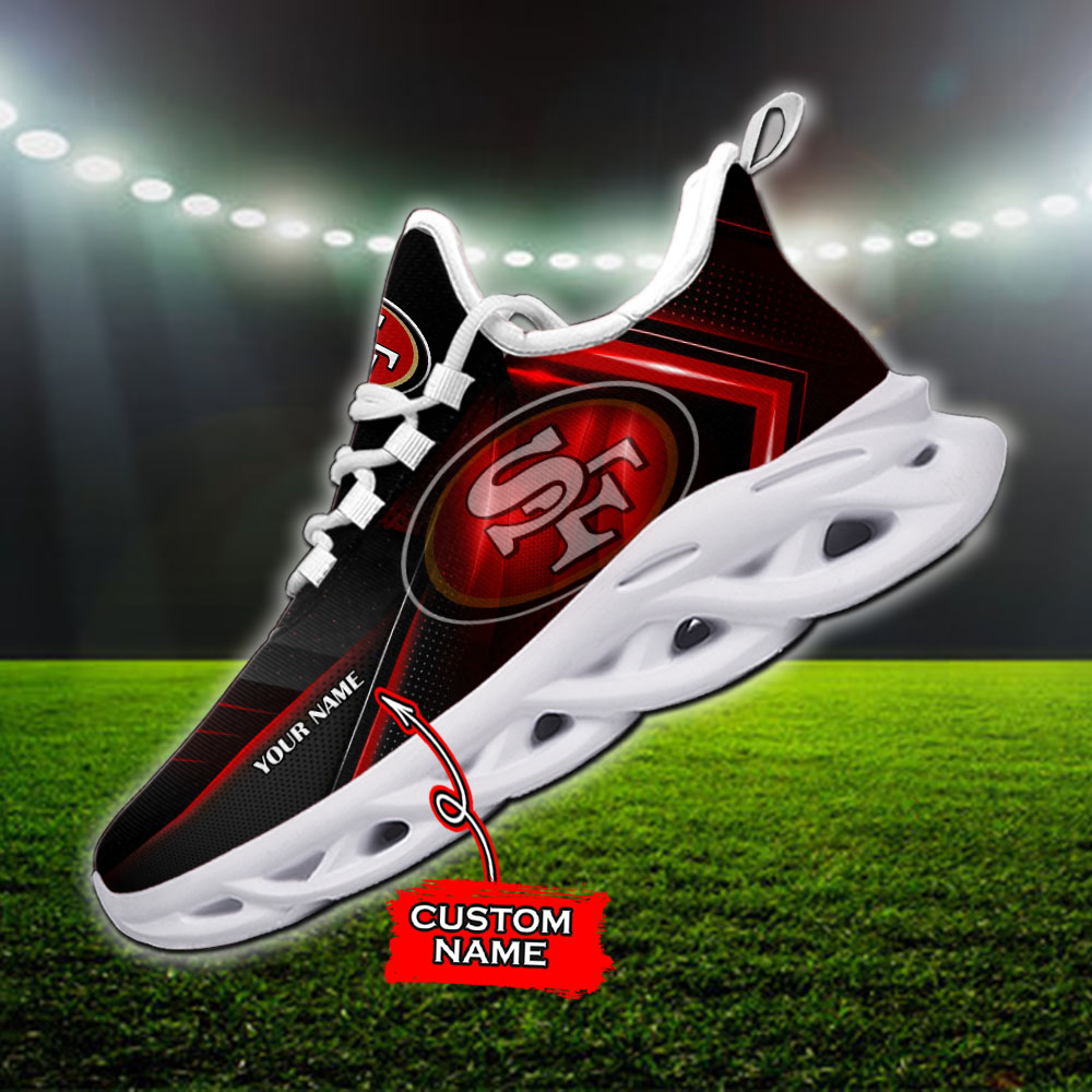 San Francisco 49ers NFL Max Soul Shoes Sneakers For Men And Women