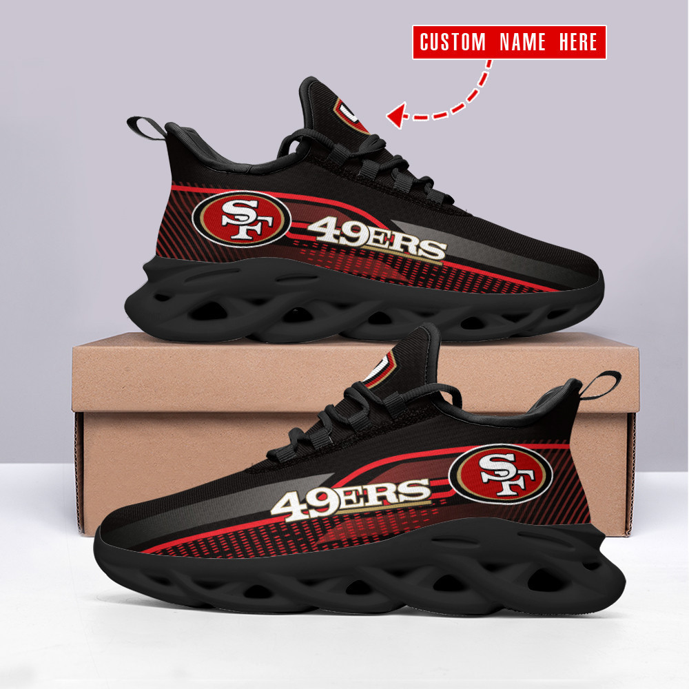 San Francisco 49ers NFL Max Soul Shoes Sneakers For Men And Women