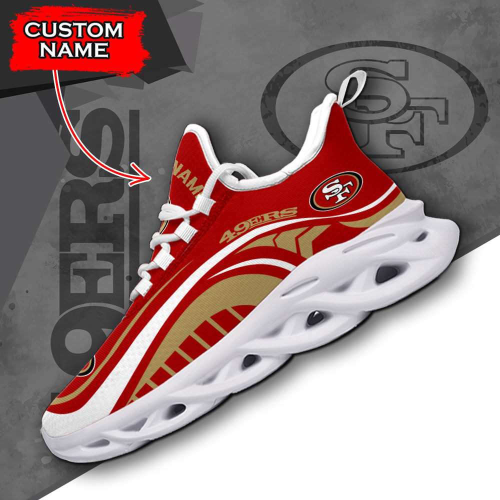 San Francisco 49ers NFL Max Soul Shoes Sneakers For Men And Women