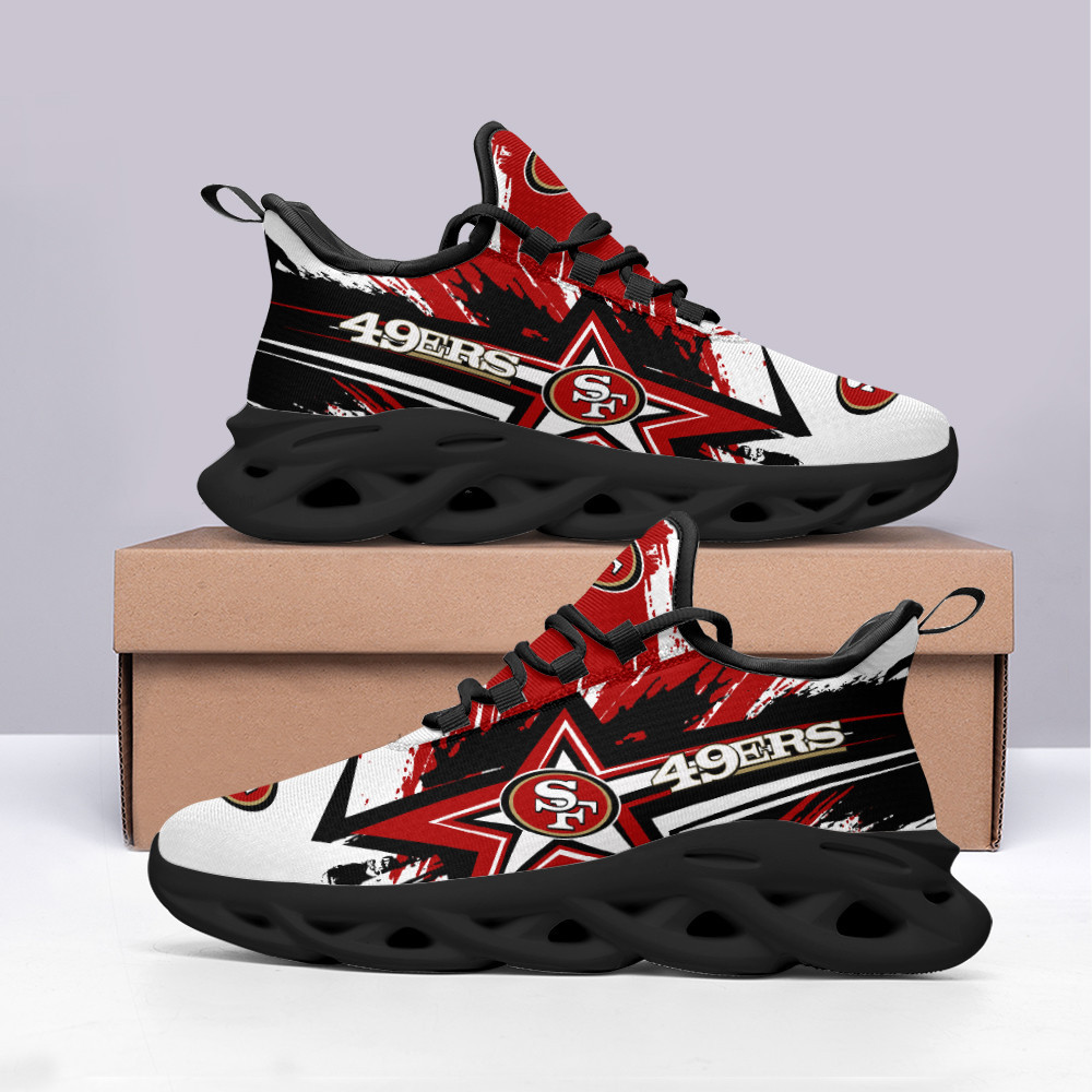 San Francisco 49ers NFL Max Soul Shoes Sneakers For Men And Women