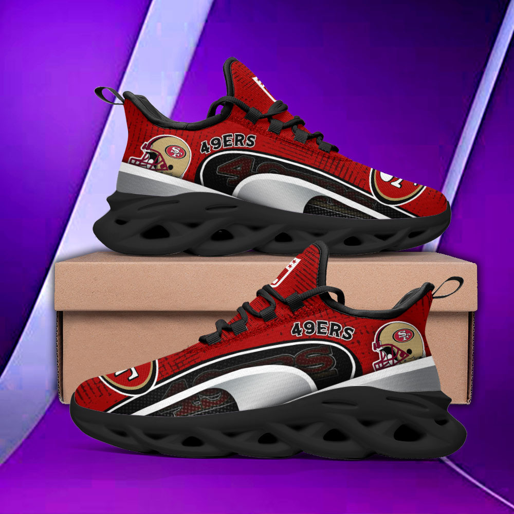 San Francisco 49ers NFL Max Soul Shoes Sneakers For Men And Women