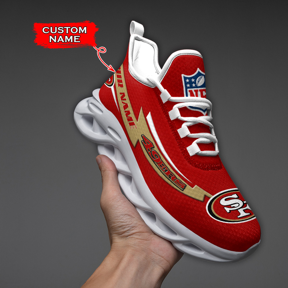 San Francisco 49ers NFL Max Soul Shoes Sneakers For Men And Women