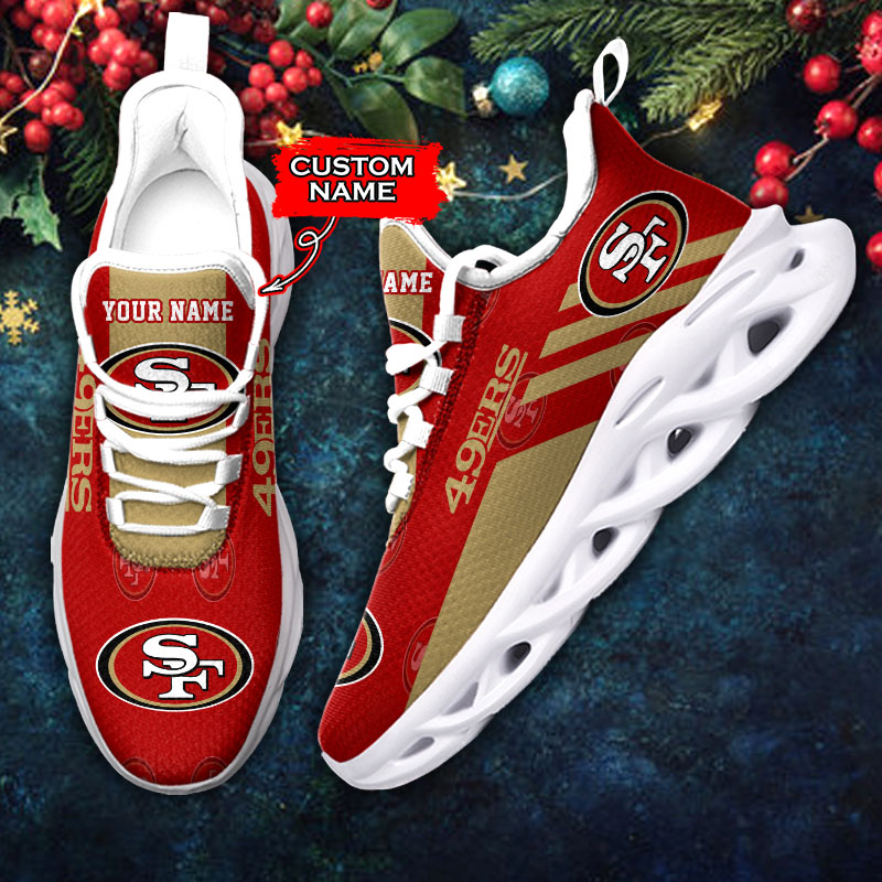 San Francisco 49ers NFL Max Soul Shoes Sneakers For Men And Women