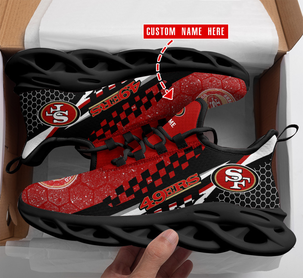 San Francisco 49ers NFL Max Soul Shoes Sneakers For Men And Women