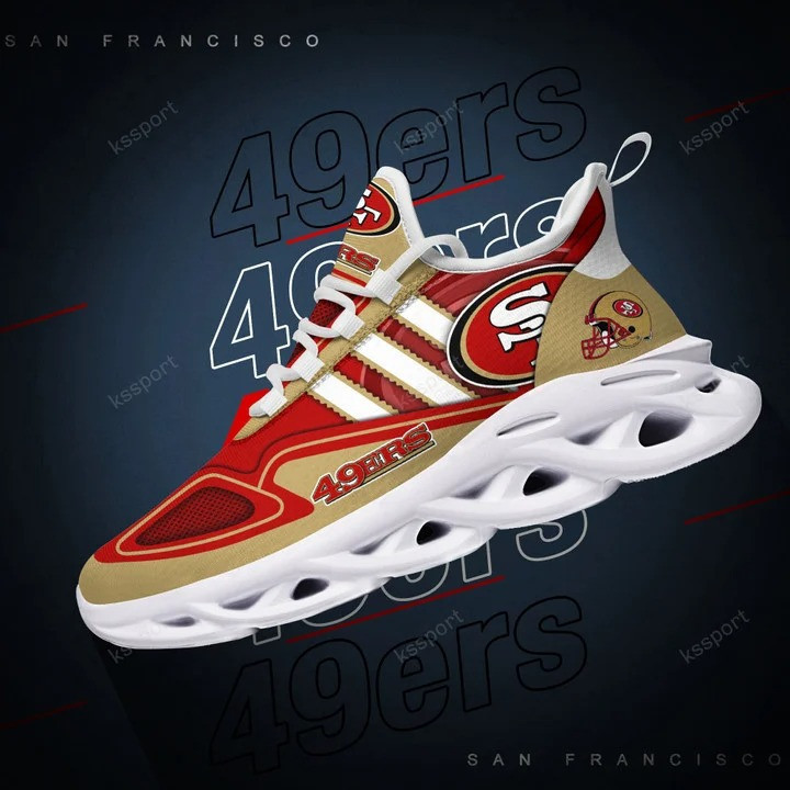 San Francisco 49ers NFL Max Soul Shoes Sneakers For Men And Women
