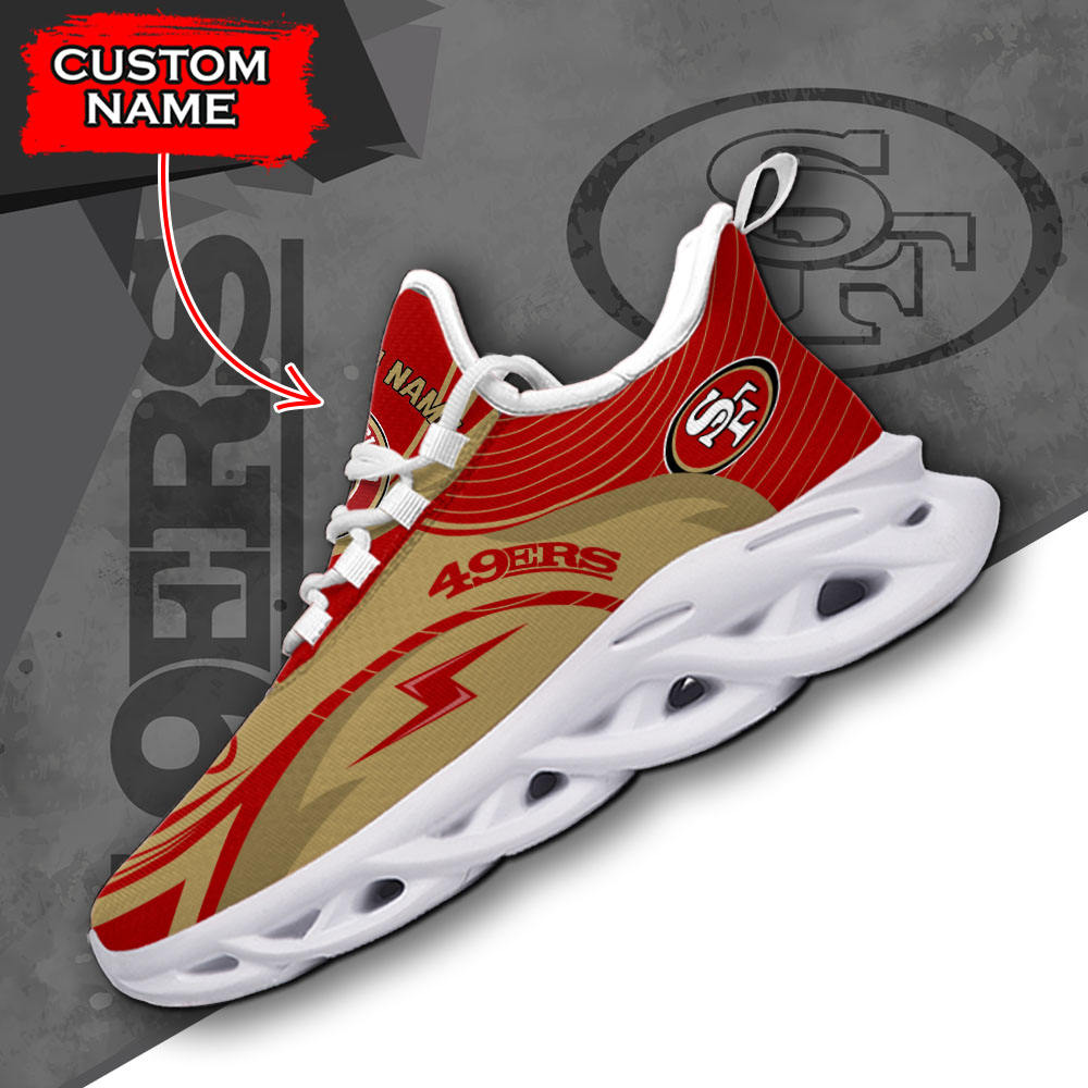 San Francisco 49ers NFL Max Soul Shoes Sneakers For Men And Women