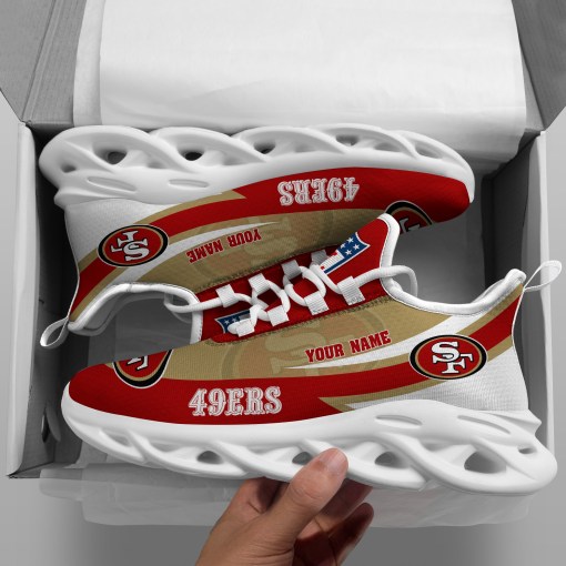 San Francisco 49ers NFL Max Soul Shoes Sneakers For Men And Women