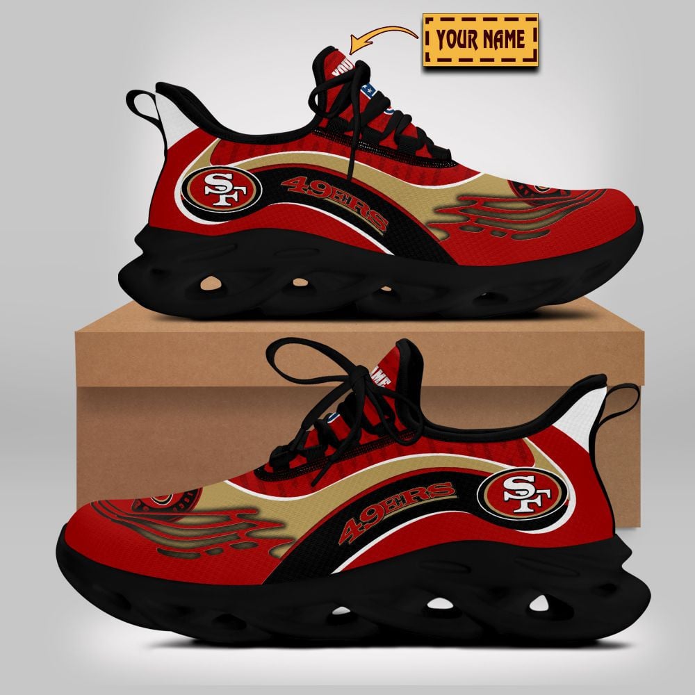 San Francisco 49ers NFL Max Soul Shoes Sneakers For Men And Women