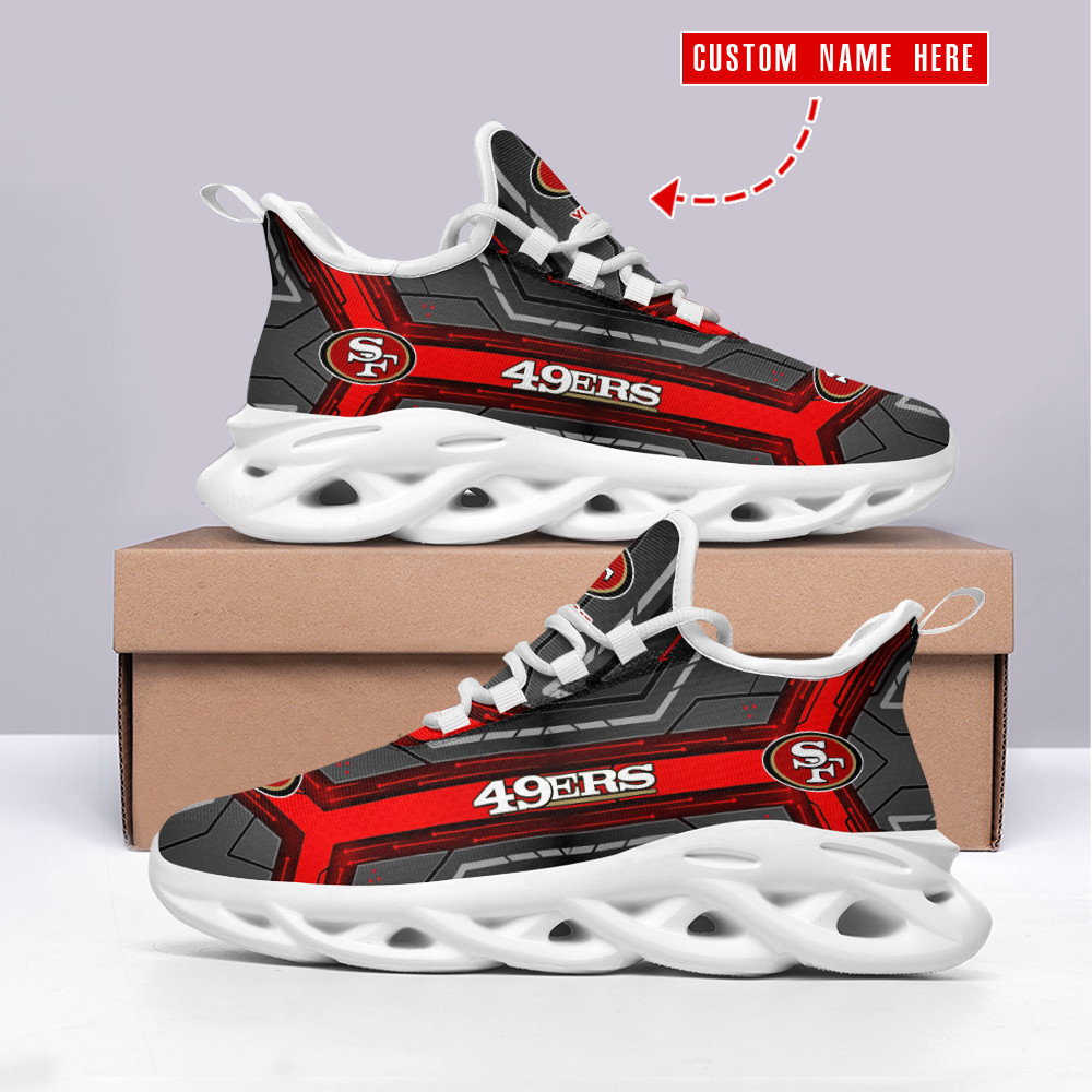 San Francisco 49ers NFL Max Soul Shoes Sneakers For Men And Women