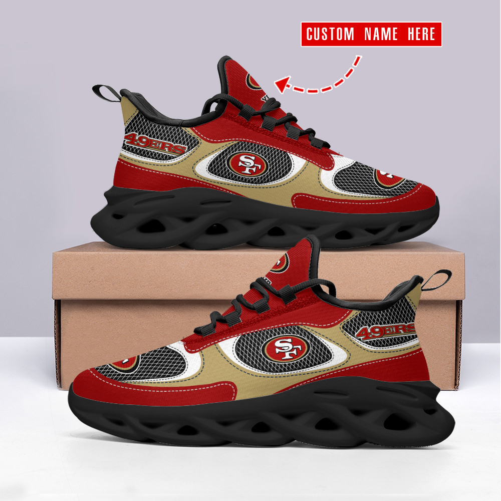 San Francisco 49ers NFL Max Soul Shoes Sneakers For Men And Women