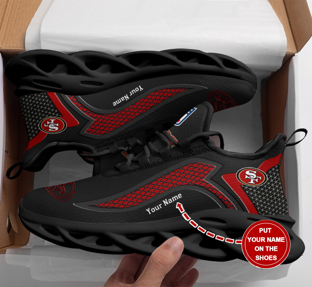 San Francisco 49ers NFL Max Soul Shoes Sneakers For Men And Women