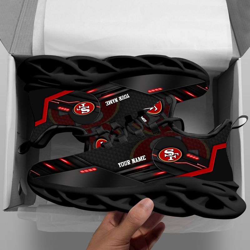 San Francisco 49ers NFL Max Soul Shoes Sneakers For Men And Women