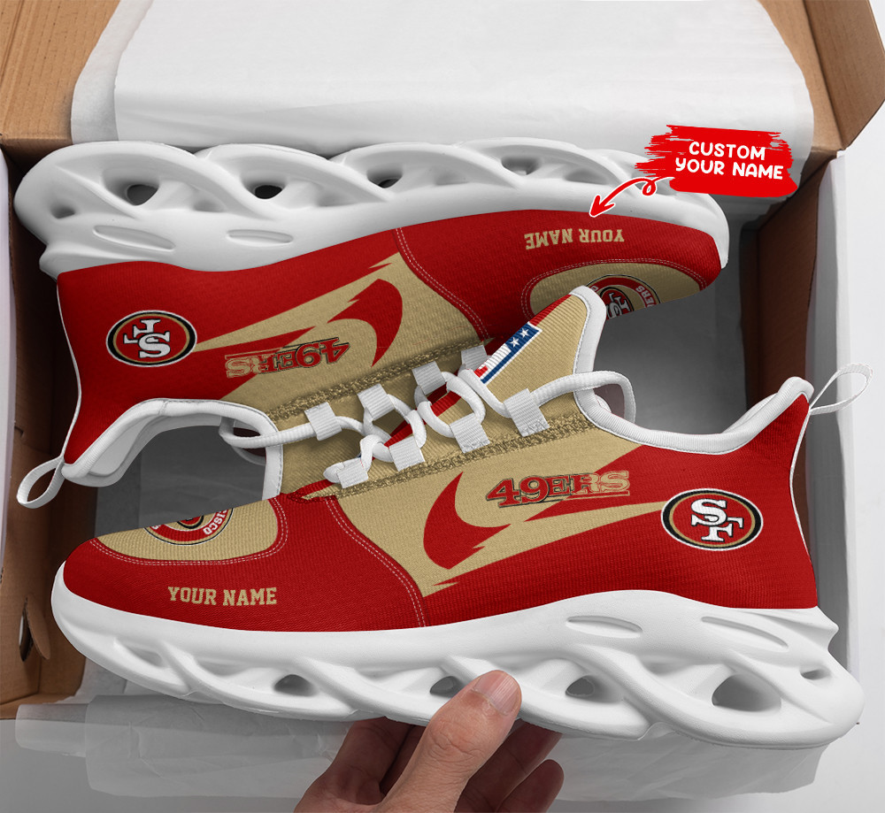 San Francisco 49ers NFL Max Soul Shoes Sneakers For Men And Women