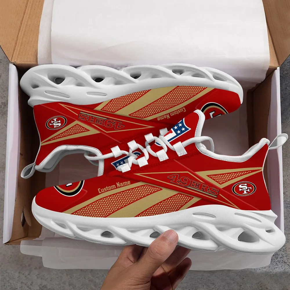 San Francisco 49ers NFL Max Soul Shoes Sneakers For Men And Women