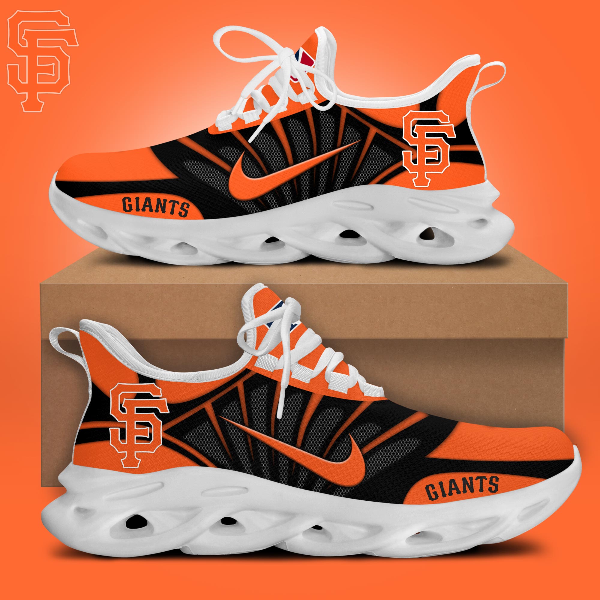 San Francisco Giants Max Soul Shoes Sneakers For Men And Women